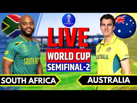 South Africa vs Australia, Semi Final Live | ICC World Cup 2023 | SA vs AUS Live | World Cup Live