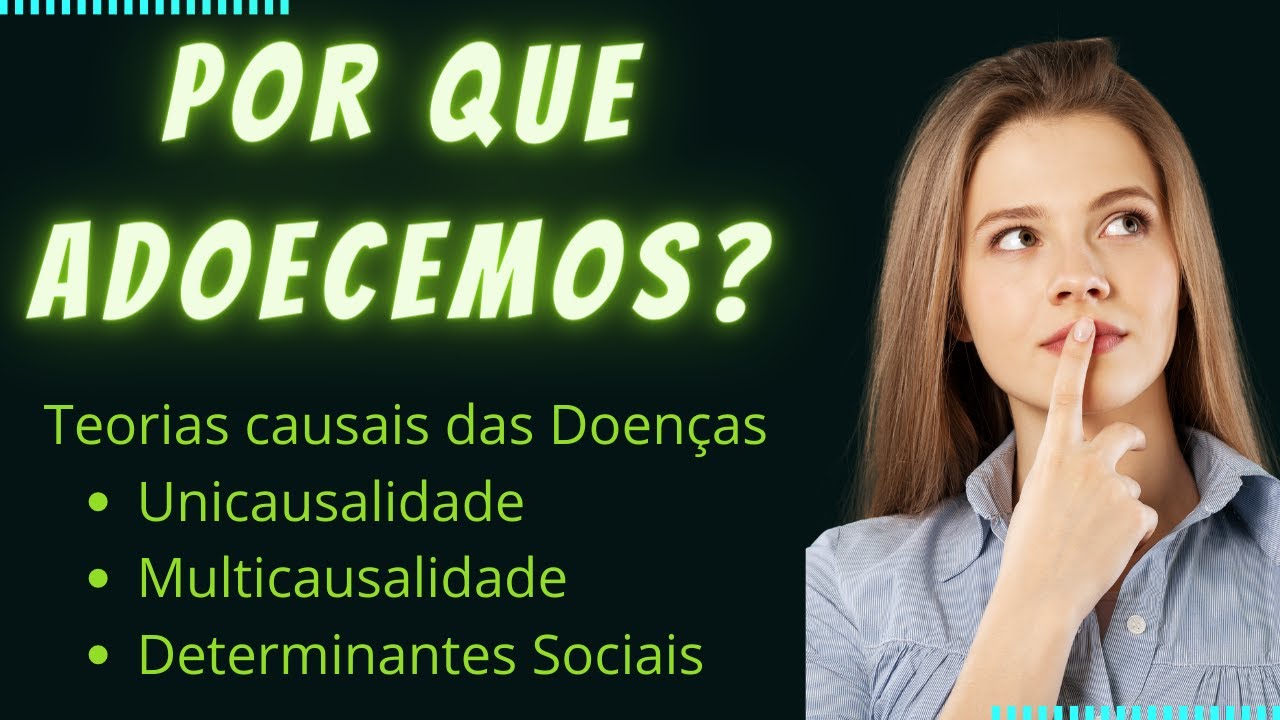 POR QUE ADOECEMOS? Teorias Causais das Doenças. Determinantes Sociais.