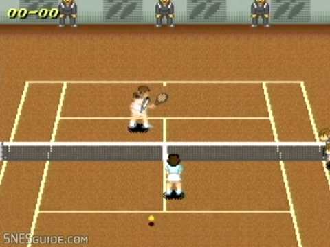 Super Tennis - SNES Gameplay