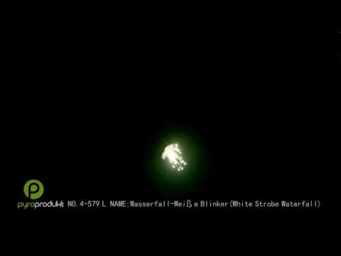 4-579 L Wasserfall - Weiße Blinker (White Strobe Waterfall)