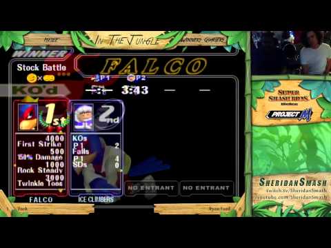 In The Jungle - Ryan Ford (Falco) vs Fork (IC's) - Melee WQ