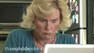 My Mom's on Facebook