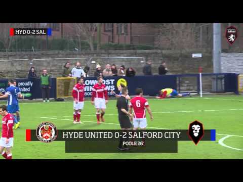 James Poole's second goal against Hyde United