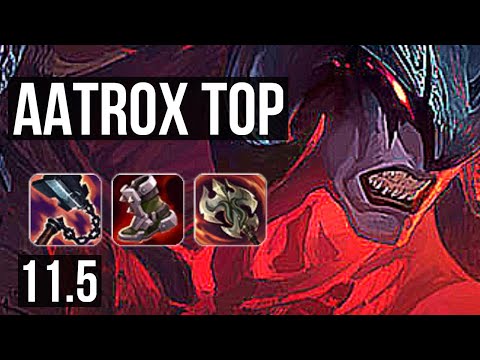 AATROX vs JARVAN IV (TOP) | Rank 3 Aatrox, 8/2/2, Rank 30 | TR Challenger | v11.5