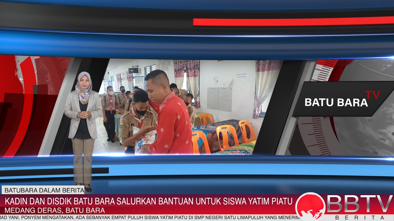 KADIN DAN DISDIK BATU BARA SALURKAN BANTUAN UNTUK SISWA YATIM PIATU