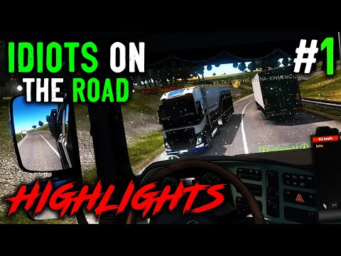 💥 Highlights of IDIOTS on the ROAD #1 (Ep.1-10) - ETS2MP