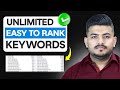 REAL WAY Of Keyword Research For SEO Untapped Keywords