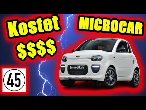 Das Billigste Mofa Auto - Microcar Due Initial