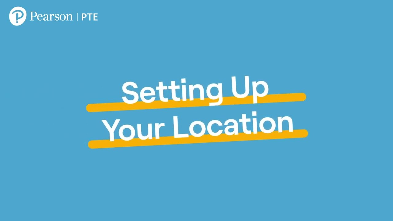 #02 SETTING UP YOUR LOCATION