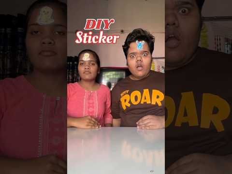 My Sister Vs Me : Who will make the best Sticker #shorts