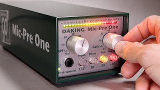 Video thumbnail for Daking Mic Pre One Review / Test by Podcastage
