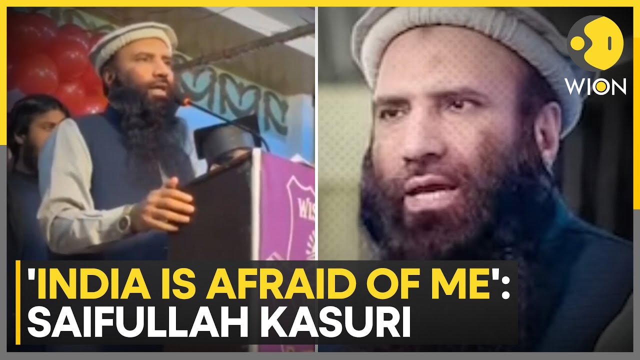 Top LeT Figure Kasuri, Boasts Pakistan Army Ties, Says India “Is Scared” | WION
