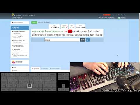 10FastFingers - Normal Test (French) - 173 WPM