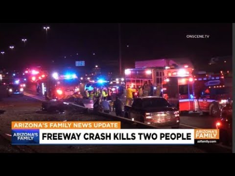 News Update: Freeway crash kills two people