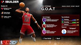 My G.O.A.T. POINT GUARD BUILD on NBA 2K27