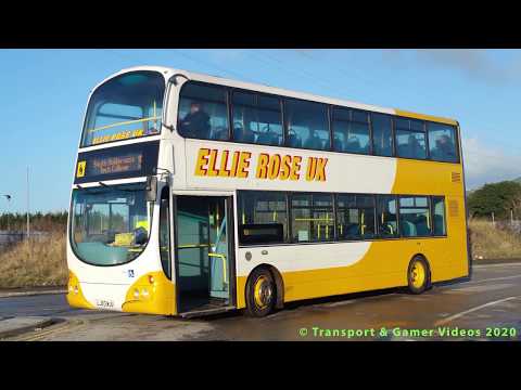 4K Quality Ellie Rose Travel Volvo B7TL Wright Eclipse Gemini VLW 113 (LJ03 MJU)