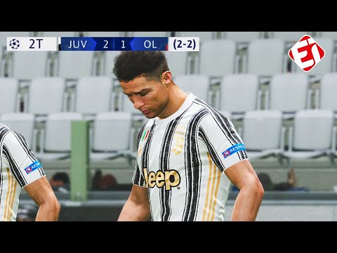 JUVENTUS 2 x 1 LYON - CHAMPIONS LEAGUE RECRIADA NO PES