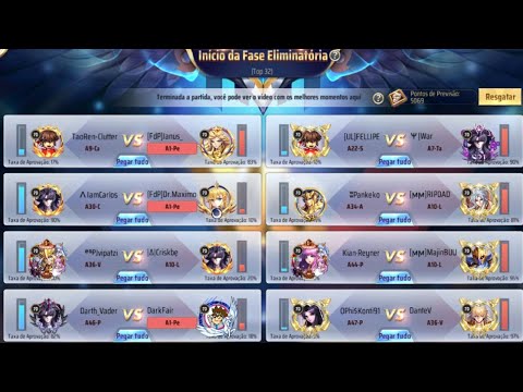 🔴 TOP 32 DO JAMIEL , SÓ OS MELHORES - SAINT SEIYA AWAKENING