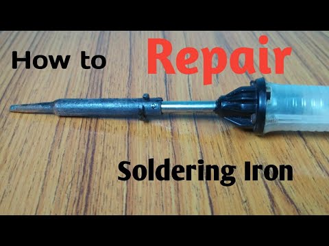 Repairing of soldering iron