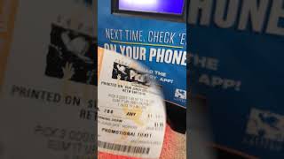 Texas Lottery PICK 3 PBW (Pretty Big Win) Winning ticket