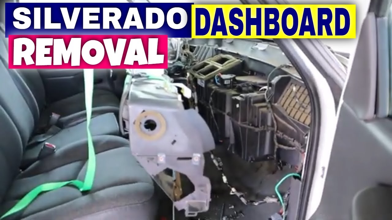 DASHBOARD REMOVAL PT8 1999-2007 Chevrolet  Silverado GMC Sierra How To Heater Core #gmt800heatercore