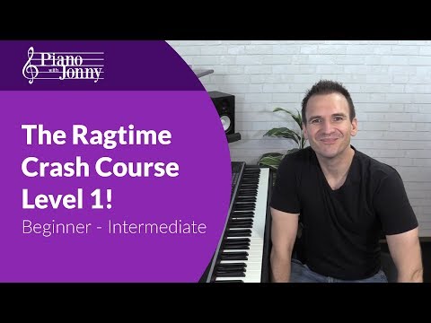 Ragtime Piano CRASH COURSE for Beginners!  Rag Rolls, Stride Bass, & More w/ Jonny May