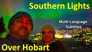 Stunning Aurora Australis Over Hobart | Southern Lights in Tasmania