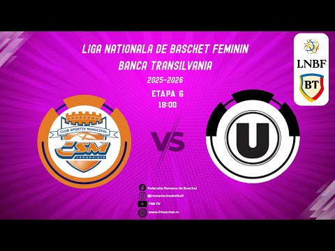 Liga Nationala de Baschet Feminin 25/26 - CS Municipal Târgoviște vs CS Universitatea Cluj-Napoca