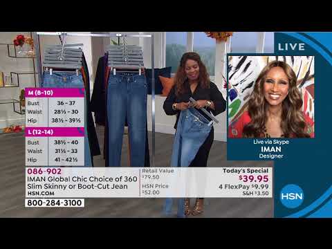 IMAN Global Chic 360 Slim Skinny Jean