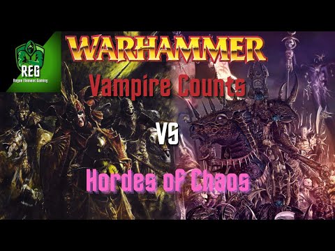 Warhammer Fantasy 6th Edition Battle Report | Vampire Counts vs Hordes of Chaos
