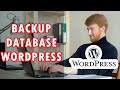How To Backup Your Wordpress Database On CPanel Tutorial
