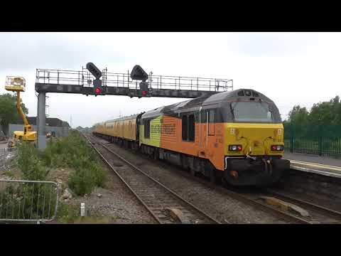 Colas Rail Class 67's no's: 67027-67023 @ STJ {1Z23} 24/05/2018.