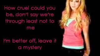 ashley tisdale tell me lies lyrics