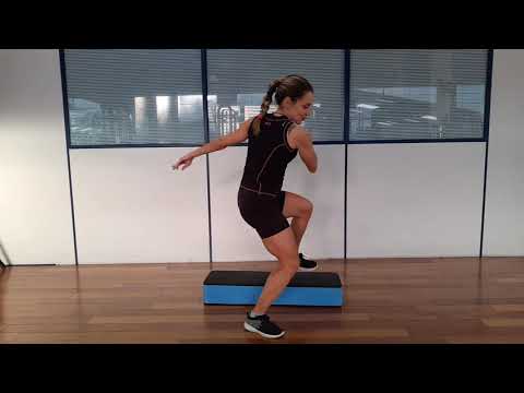 GINÁSTICA em casa : Step Intermediário 4 -  35 minutos