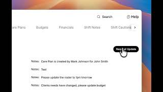 How to Request Updates in imploy | Care Plan, Roster, Budget & More