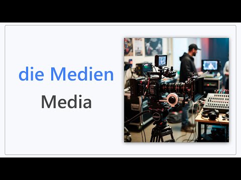 80 Media Words in German | Wortschatz zum Thema Medien | German Media Vocabulary for Beginners