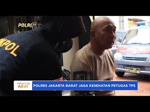POLRES JAKBAR CEK KESEHATAN PETUGAS PEMILU
