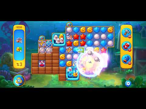 Fishdom level 9214 no boosters フィッシュダム
