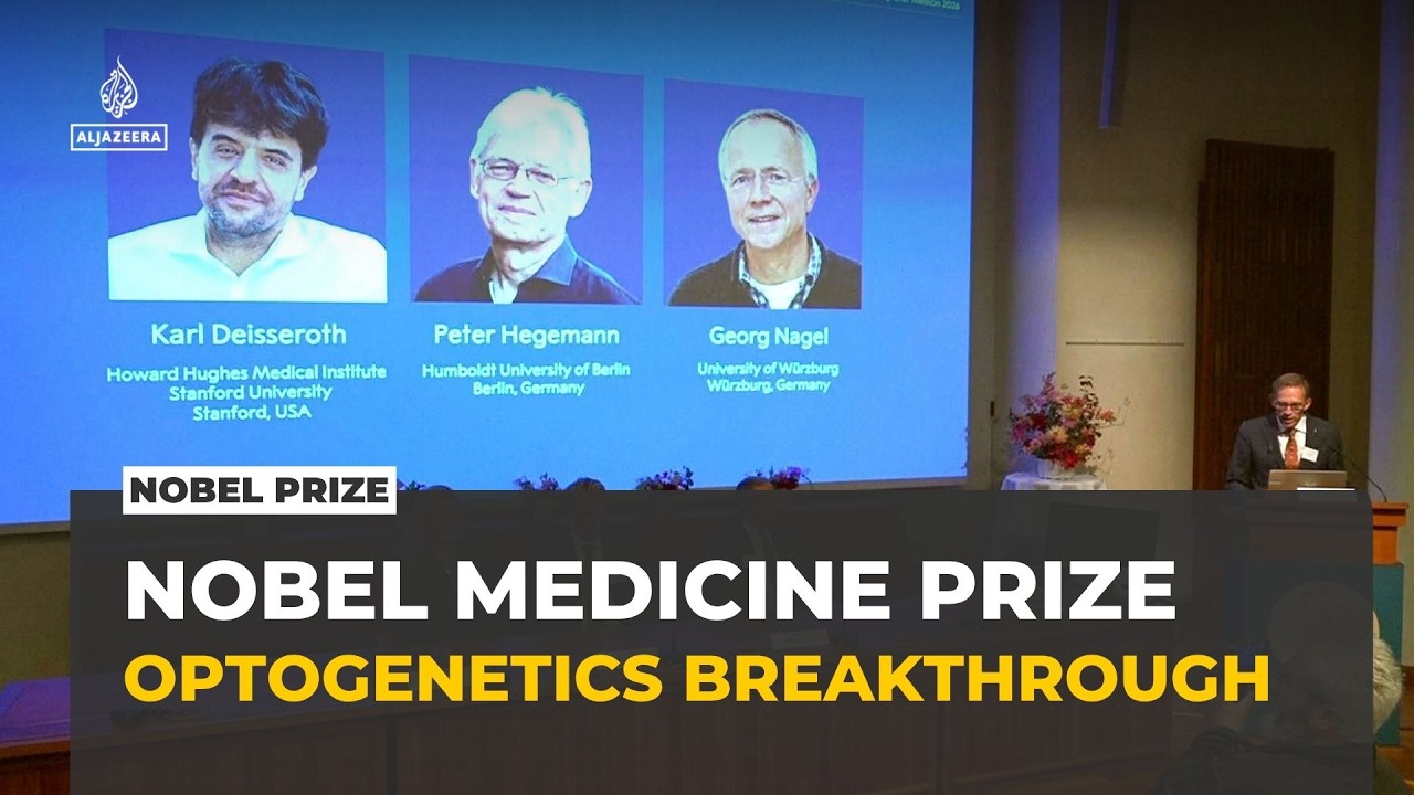 Nobel medicine prize honours three scientists for breakthrough in optogenetics