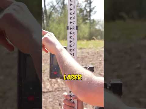 BOSCH Rotary Laser Level MY FAVORITE way to grade! #shorts #tools