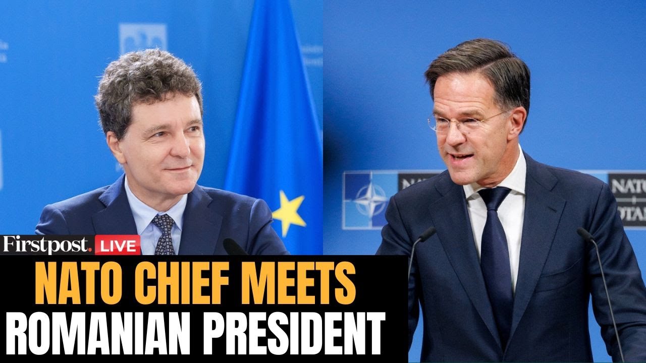 LIVE: NATO Chief Rutte, Romanian President Dan Holds Joint Presser to Discuss Defence Cooperation