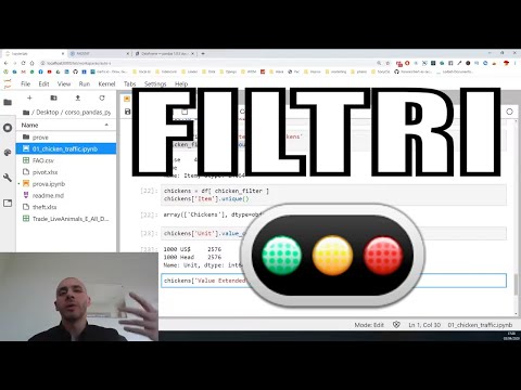 Python pandas - 4 - Filtrare il DataFrame e creare nuove colonne