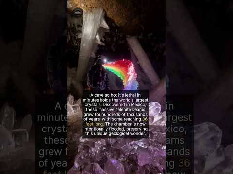 Mexico’s Giant Crystal Cave: 136°F Heat and 36-Foot Crystals