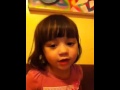 2 Year Old Sings Twinkle Twinkle