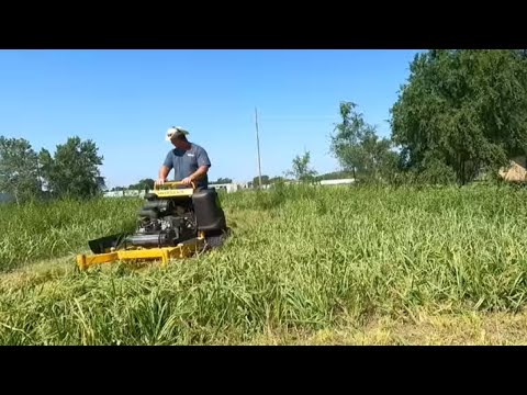 Cut This OVERGROWN CHURCH Lot For FREE To Avoid A City Violation