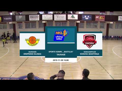 „VIKINGLOTTO-NKL“ čempionatas: Tauragės KK — Marijampolės „Sūduva-Mantinga“ (2019-11-09)
