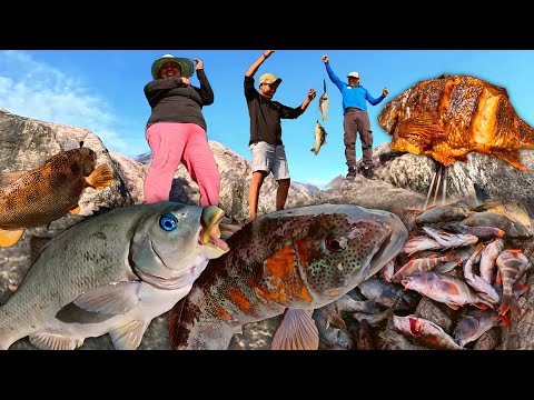 INCREDIBLE - Fishing and Cooking with FOLLOWERS and this is what we CATCHED