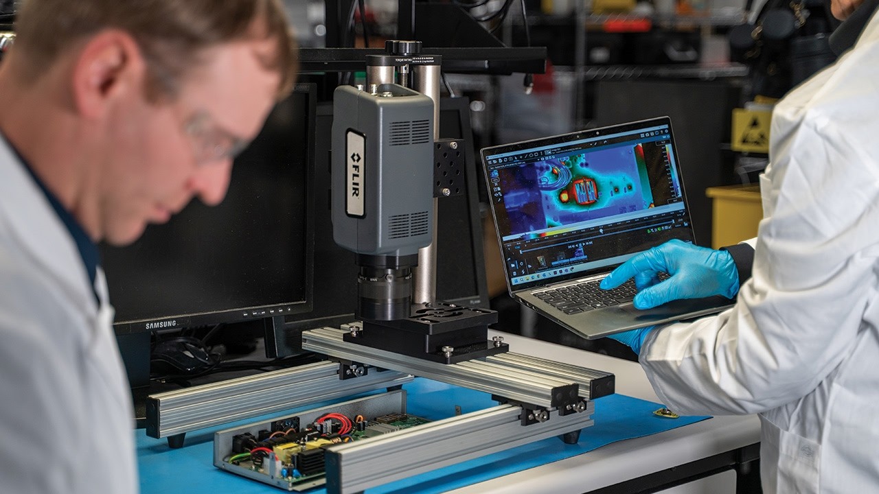 Improve your electronics testing capabilities with the Flir Heavy Duty Open Base Camera Stand