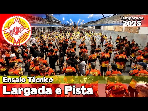 Tom Maior 2025 | Largada e Pista - Ensaio Técnico |  Samba ao vivo #etsp25