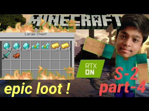 Happy Booster - 🔴found epic loot in Minecraft || exploring an old monument || found a  village || minecraft S-2 ep-4
